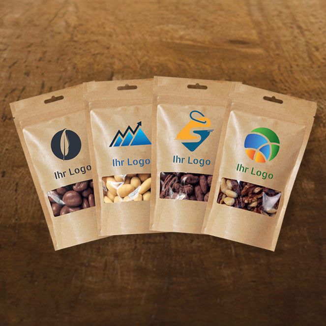 Sachets debout imprimés individuellement