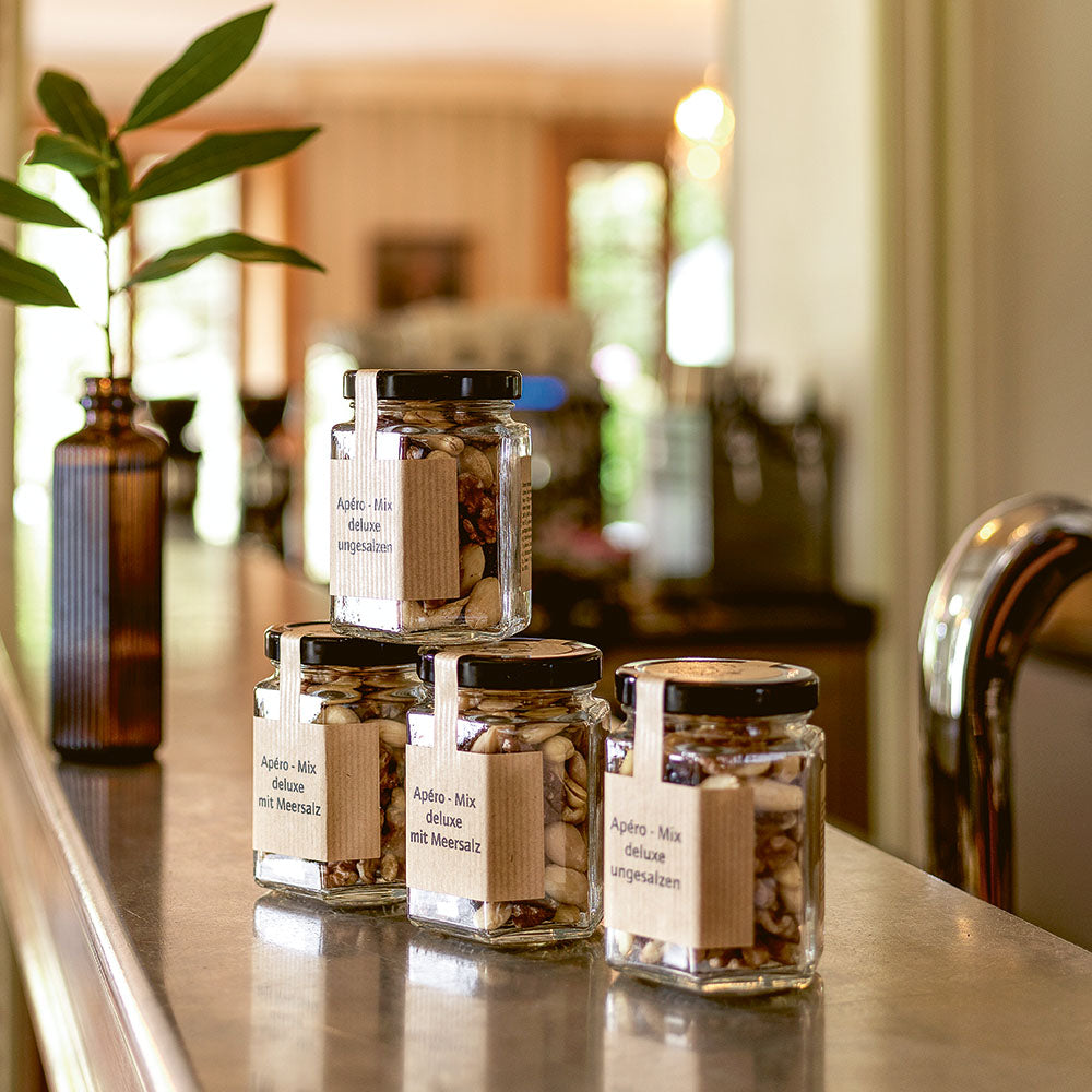 Hexagonal jars approx. 90 g