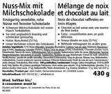 Drahtbügelglas mit Nuss-Mix mit Milchschokolade 430 g