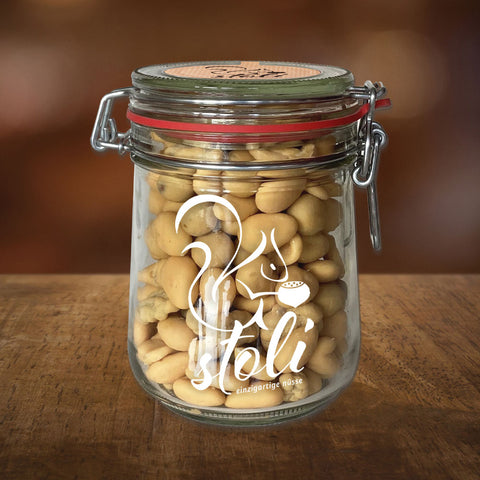 Jar with lid with caramel chocolate nuts 430 g GQ800